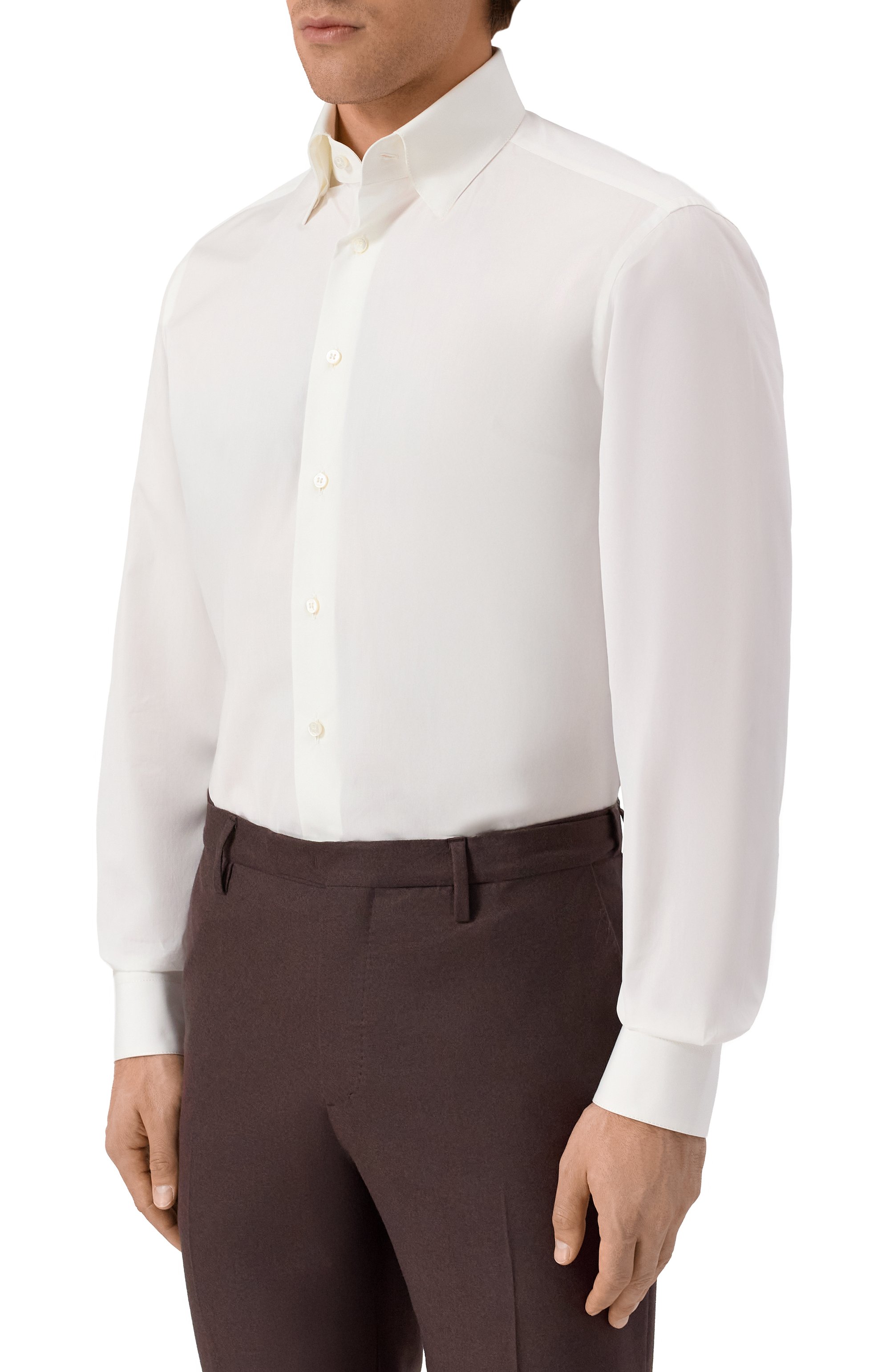 Хлопковая сорочка ZILLI, арт. CLAB01M010004201U, фото 3