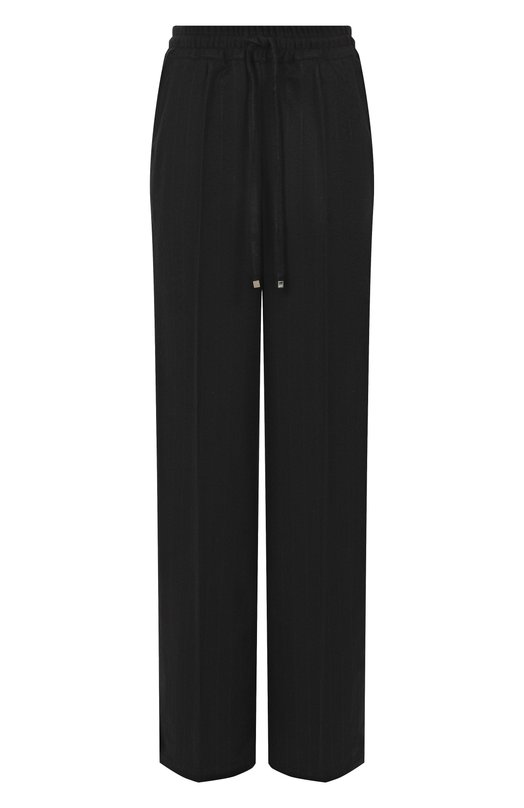 Брюки из кашемира и шелка Kiton D48122K0576G01 Чёрный D48122K0576G01