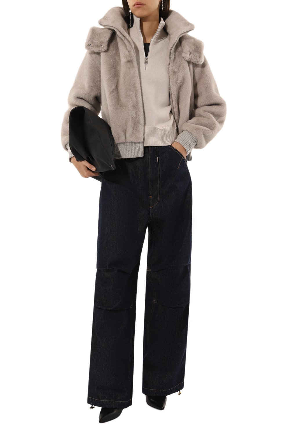 Бомбер из экомеха MAX AND MOI, арт. GALA, фото 2