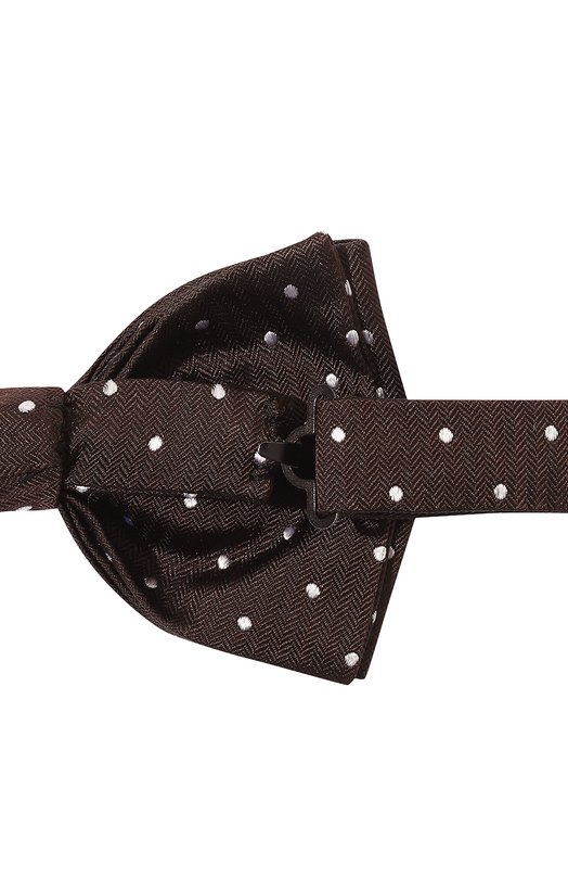 Шелковый галстук-бабочка Altea Коричневый, фото 3