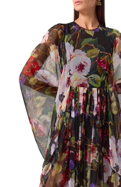 Шелковое платье DOLCE & GABBANA, арт. F6ADQT/IS1SK, фото 5