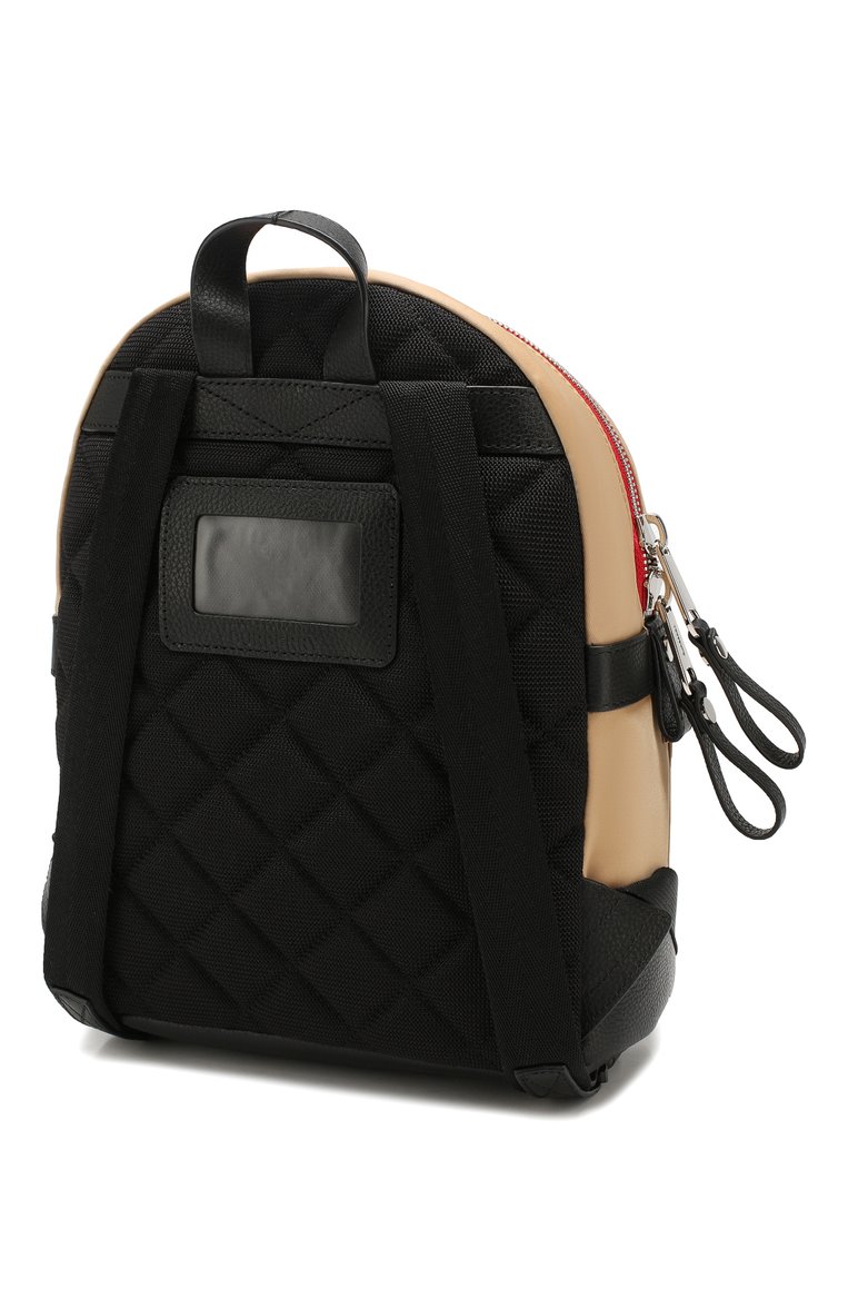 Детская текстильный рюкзак BURBERRY светло-серого цвета, арт. 8018643 | Фото 2 (Материал сплава: Проставлено; Нос: Не проставлено; Материал: Текстиль; Статус проверки: Проверена категория)
