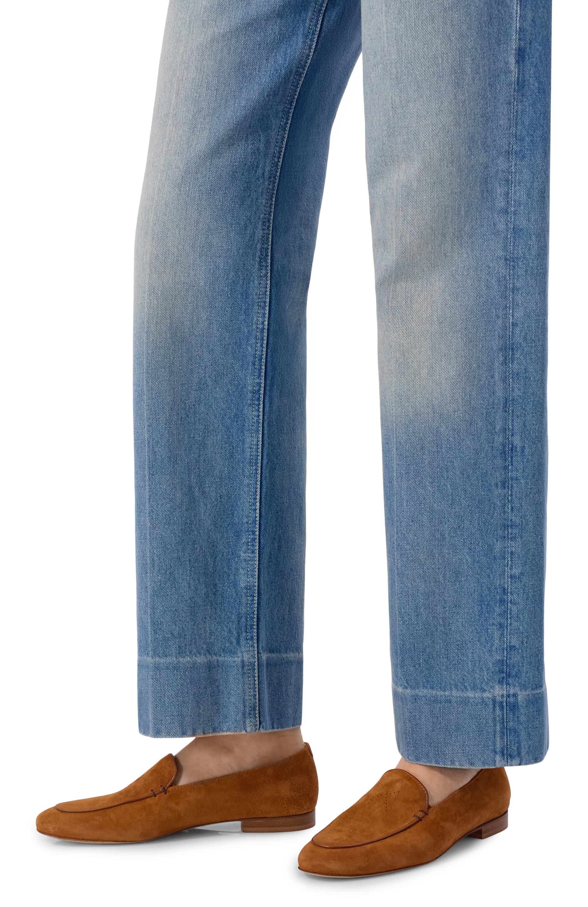 Замшевые лоферы KITON, арт. D61807N0100828, фото 2