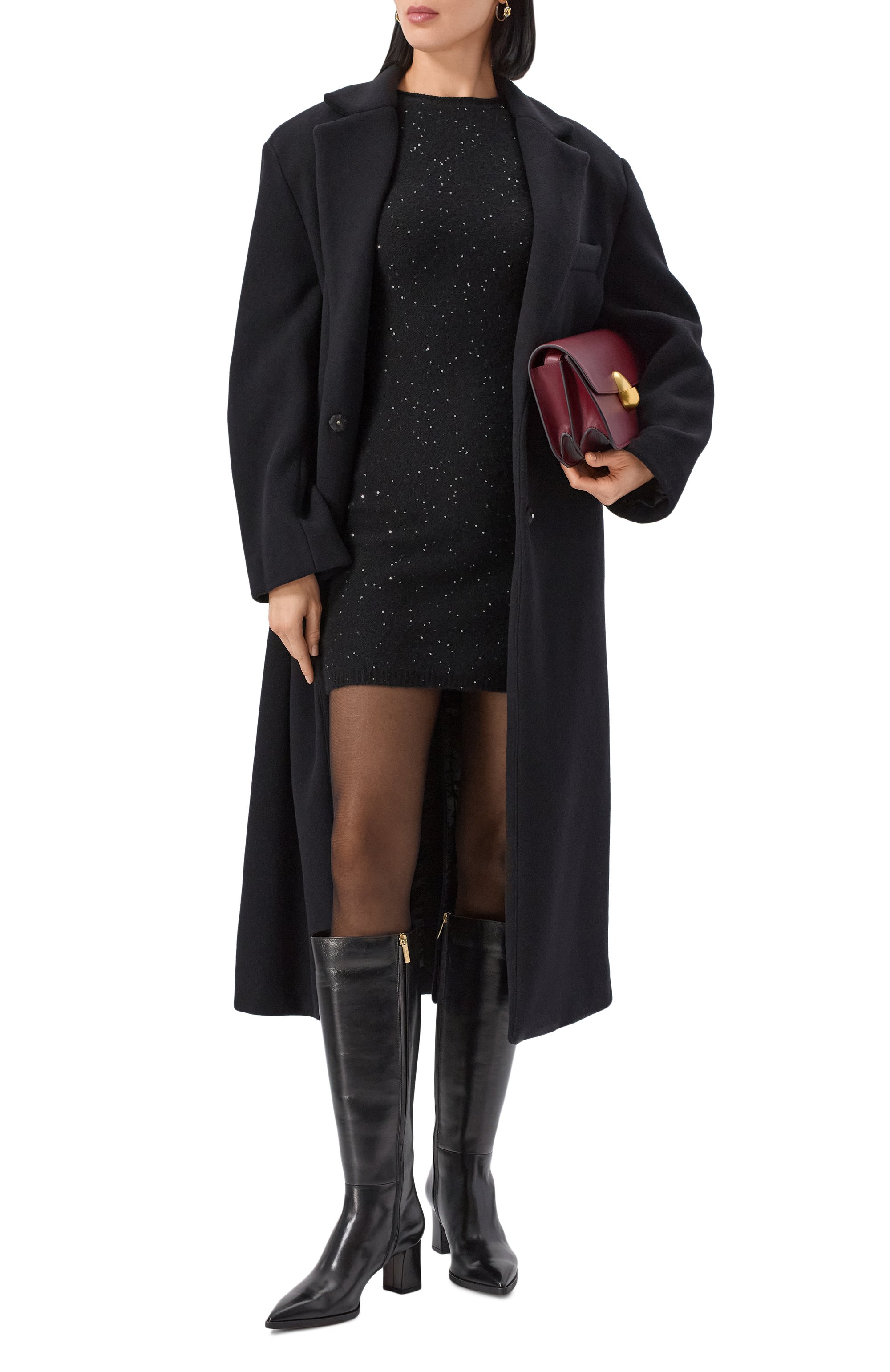 Платье из кашемира и хлопка ADDICTED, арт. AD2518, фото 2