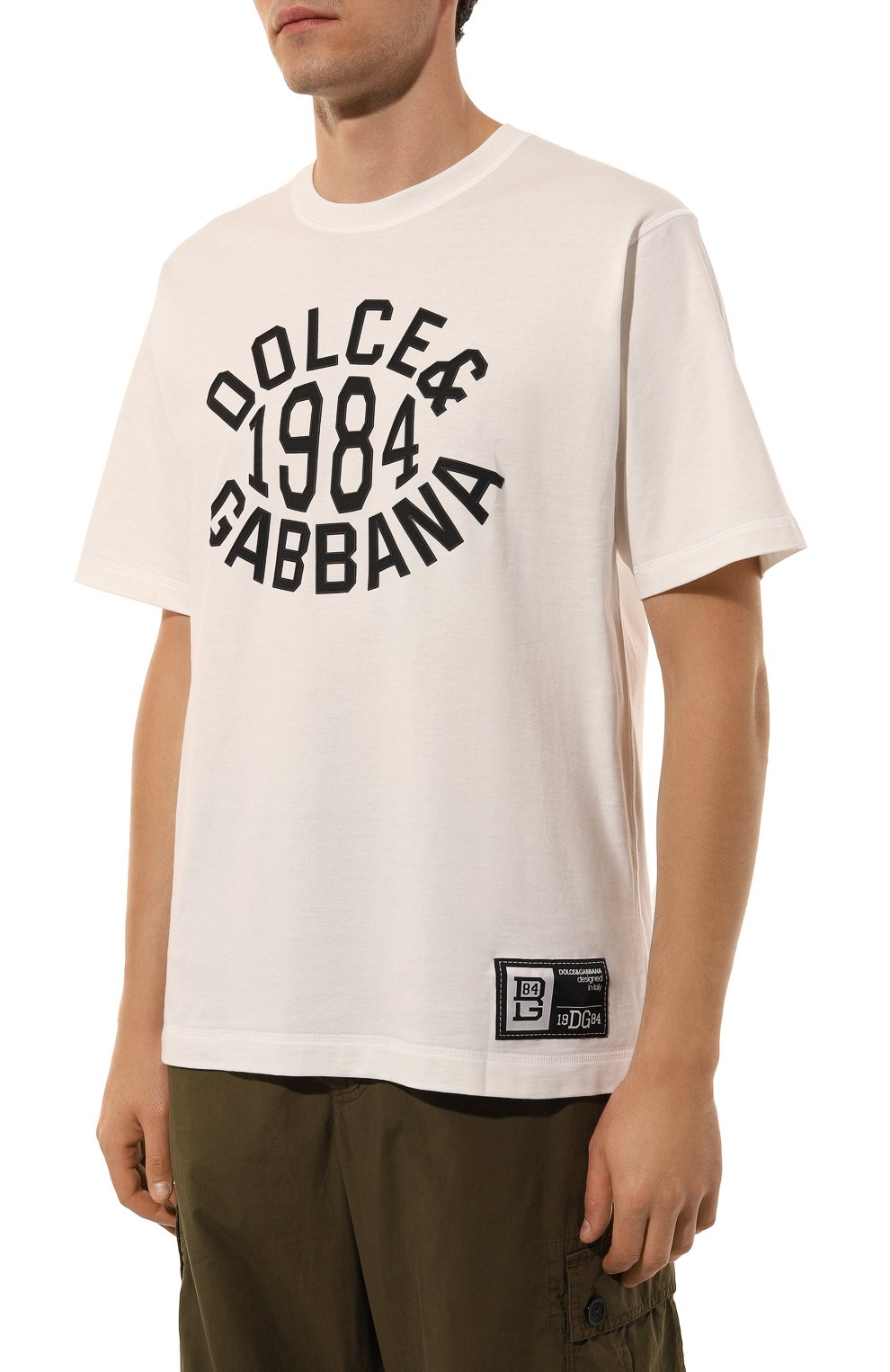 Хлопковая футболка DOLCE & GABBANA, арт. G8PN9T/G7NSM, фото 3