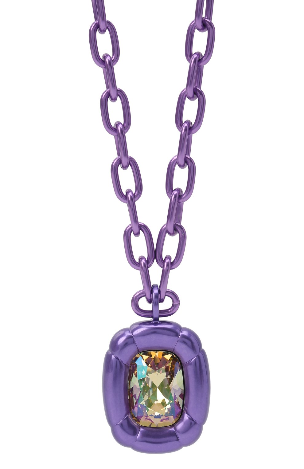 Подвеска на цепочке dulcis SWAROVSKI фиолетового цвета по цене 15500 руб., арт. 5610290, фото 3 Подвеска на цепочке dulcis SWAROVSKI, арт. 5610290, фото 3