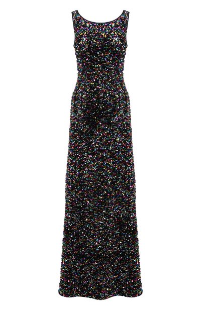 Женское платье с отделкой пайетками DOLCE & GABBANA, арт. F6ZN6T/FLSES