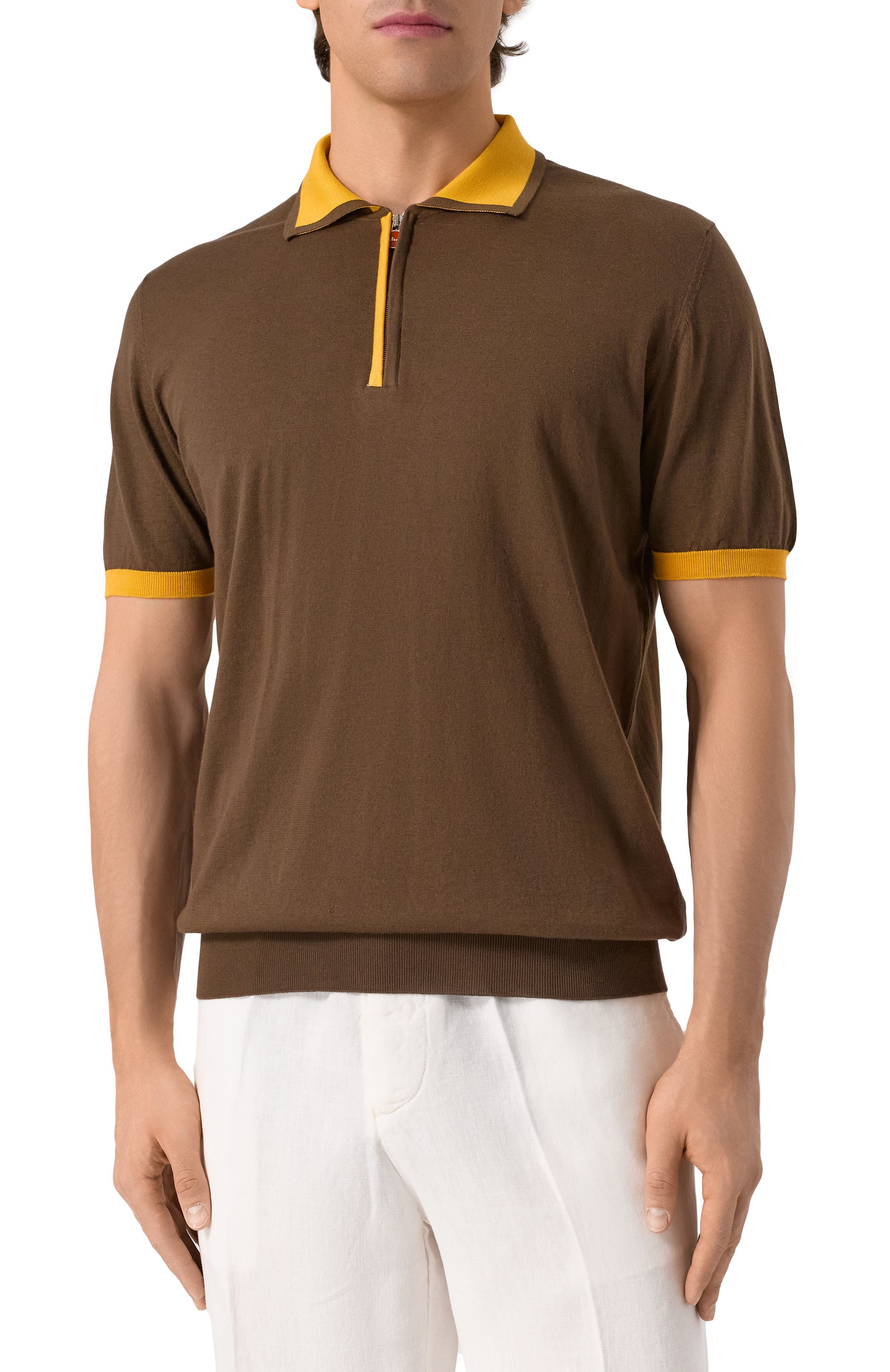 Хлопковое поло KITON, арт. UMK0571V104A, фото 3