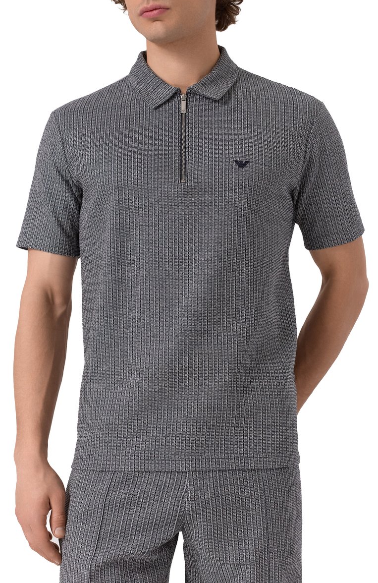 Хлопковое поло EMPORIO ARMANI, арт. EM001905/AF15552, фото 1