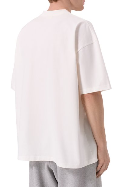 Хлопковая футболка PLANTA ROSA, арт. PR/T01/REDANDORANGE/250VELVET, фото 4