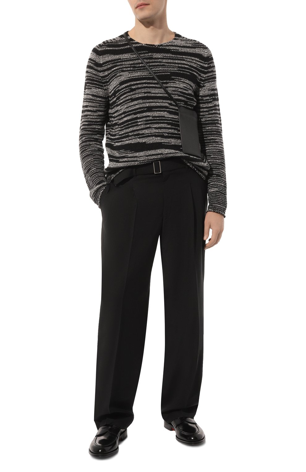 Хлопковый свитер HANNES ROETHER, арт. S010LIST.1017, фото 2