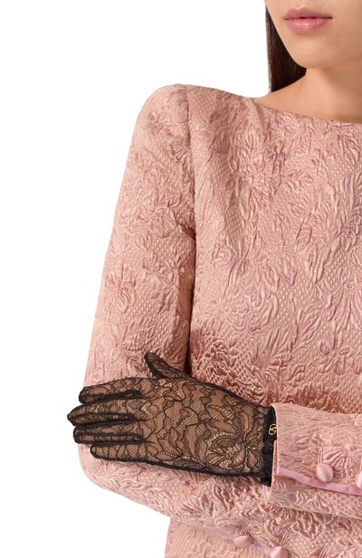 Перчатки VALENTINO черного цвета по цене 64800 руб., арт. 7W0GD00H/FPW, фото 2 Перчатки VALENTINO, арт. 7W0GD00H/FPW, фото 2