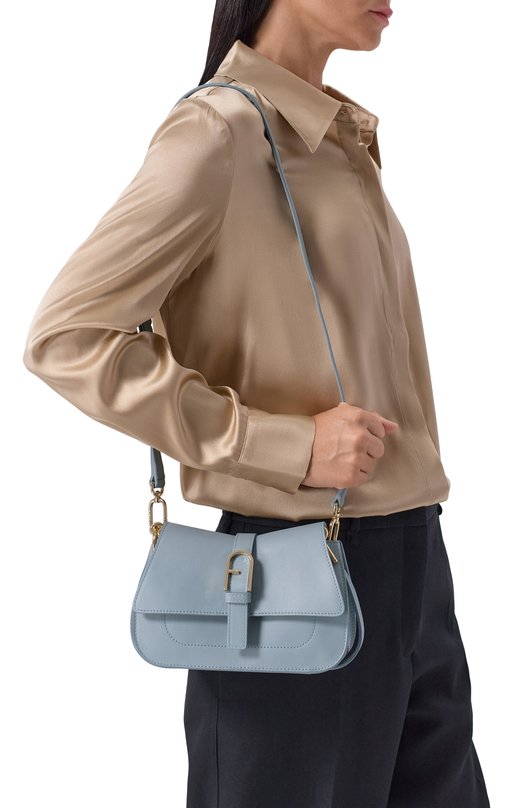Сумка Furla Flow mini Furla WB01032/BX2045 Голубой  WB01032/BX2045 Фото 2