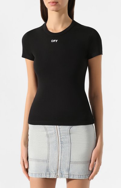 Хлопковая футболка OFF-WHITE, арт. 0WAA065R20H790951001, фото 3