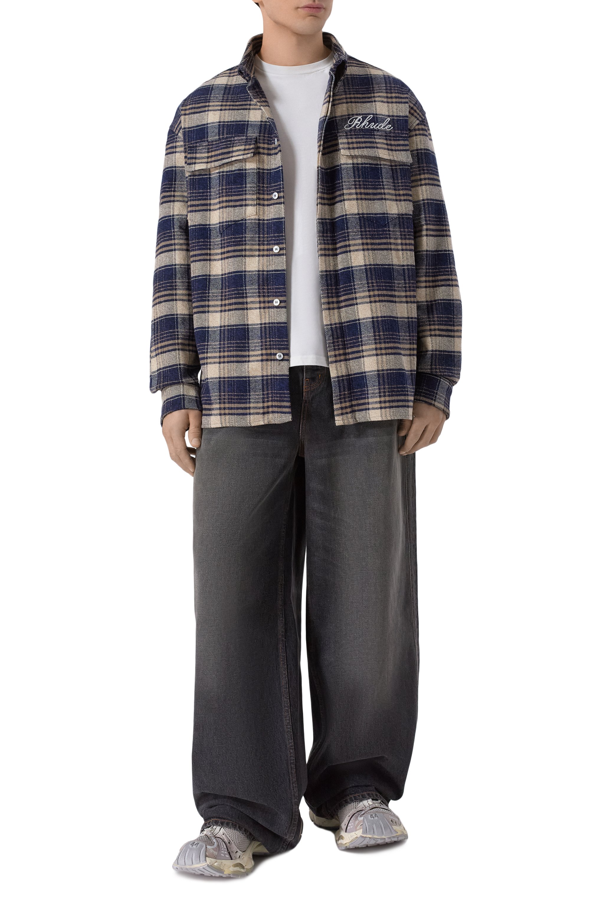 Хлопковая рубашка RHUDE, арт. RHFW25ST03012, фото 2