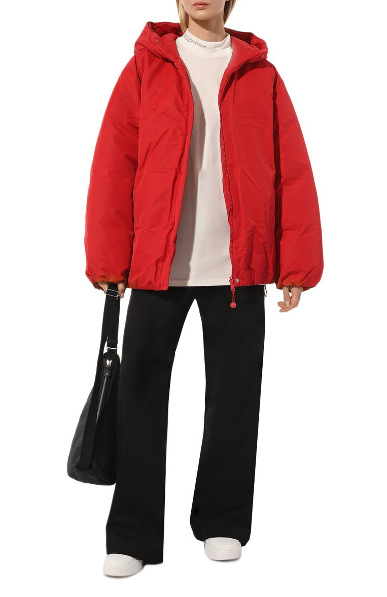 Хлопковый лонгслив PANGAIA, арт. SEAWEED FIBER HIGH NECK LONG SLEEVE T, фото 2