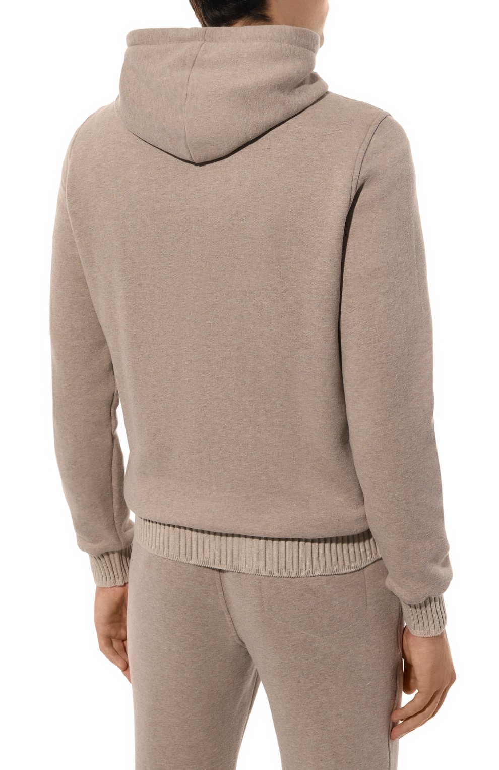 Толстовка из хлопка и кашемира CAPOBIANCO, арт. 17M404.FW00., фото 4