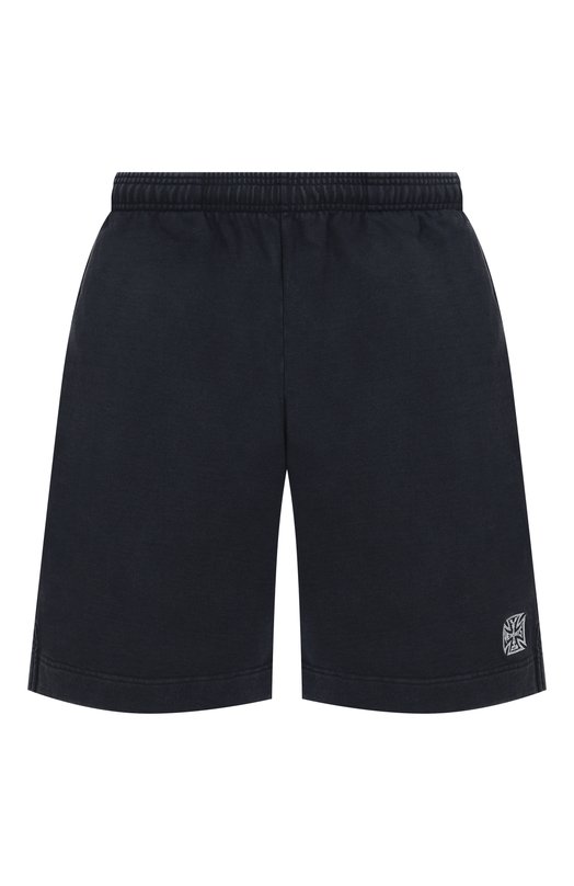 Хлопковые шорты VETEMENTS ME76SS163B/1302 M0LLET0N Чёрный ME76SS163B/1302 M0LLET0N