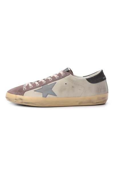 Кожаные кеды super-star GOLDEN GOOSE DELUXE BRAND, арт. GMF00101.F008112, фото 3