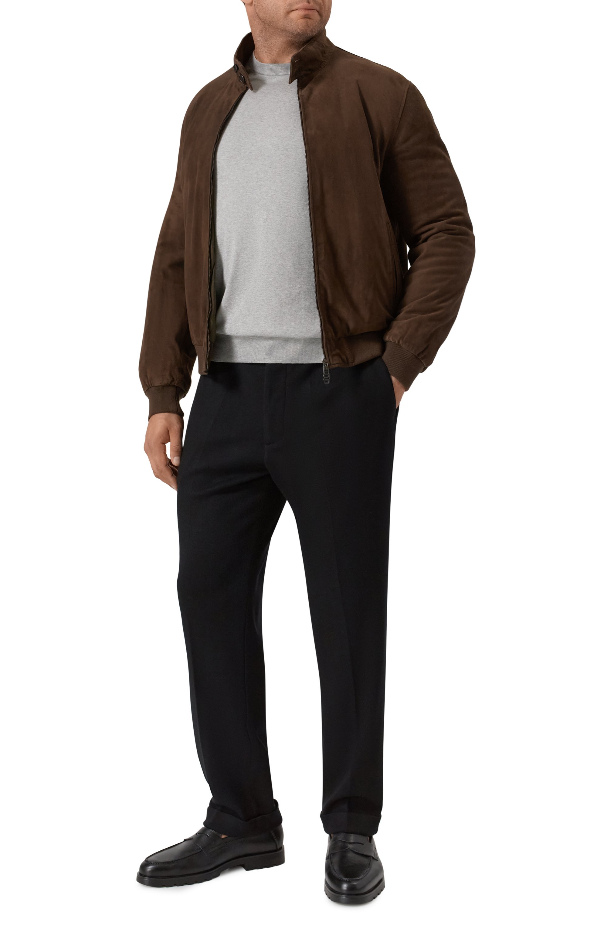 Брюки из шерсти и кашемира MARCO PESCAROLO, арт. CARACCI0L0/52Y11, фото 2