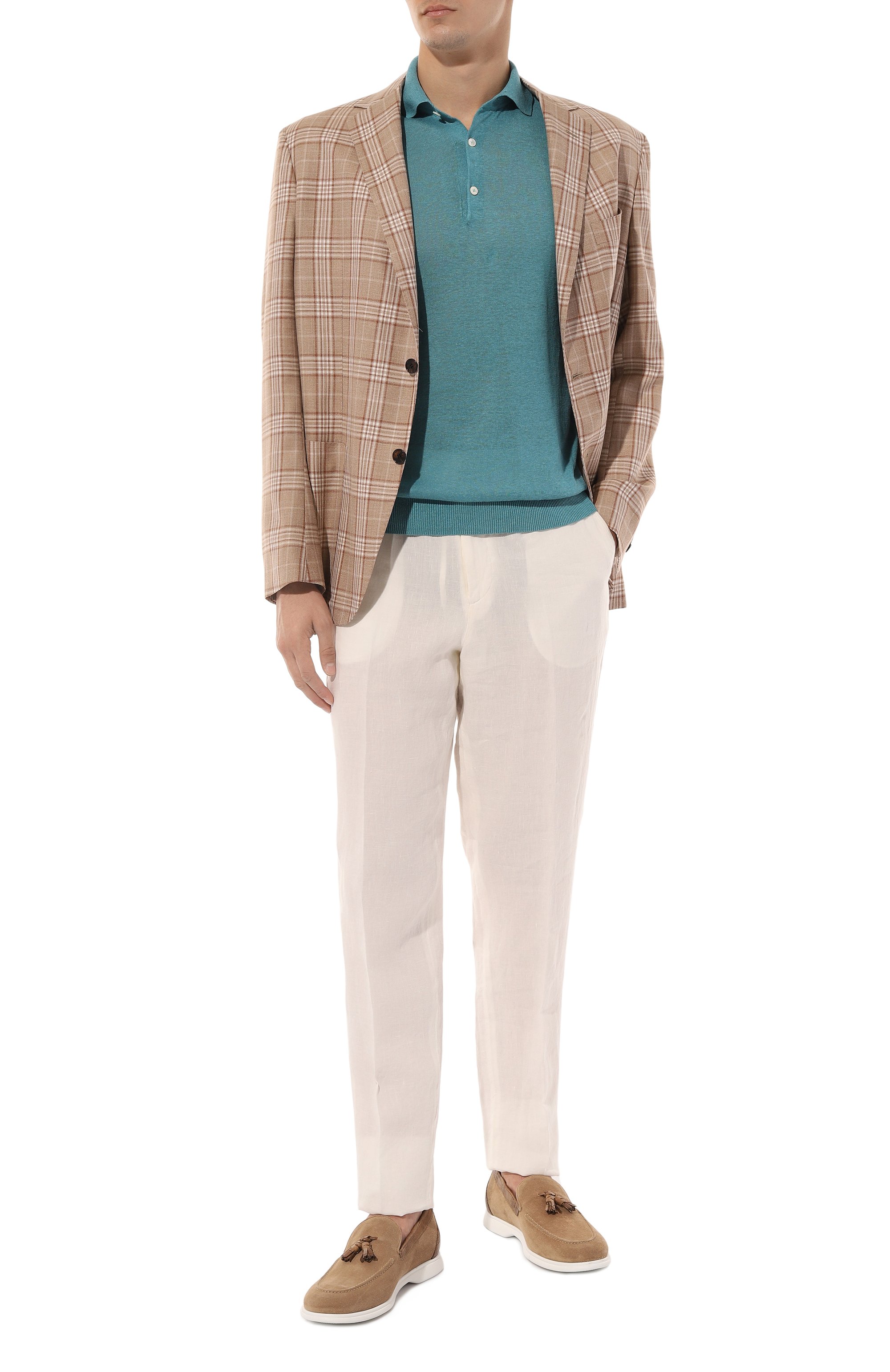 Замшевые лоферы KITON, арт. USSA076N00978, фото 2