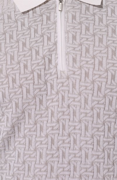 Поло из шелка и хлопка ZILLI, арт. MBZ-PZ062-CHEK1/MC01, фото 5