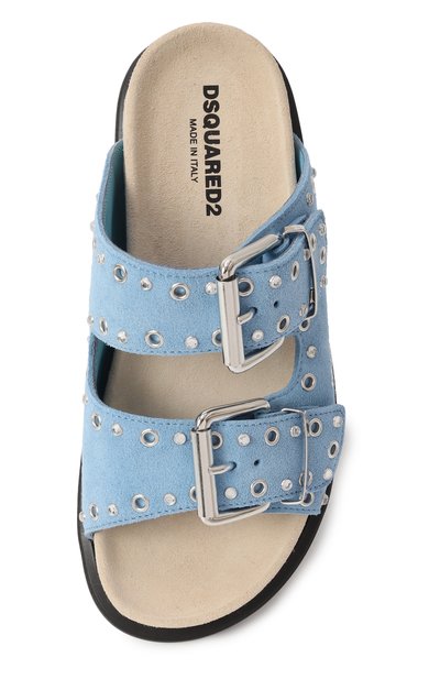 Замшевые шлепанцы DSQUARED2, арт. 80188/VAR1/36-40, фото 4