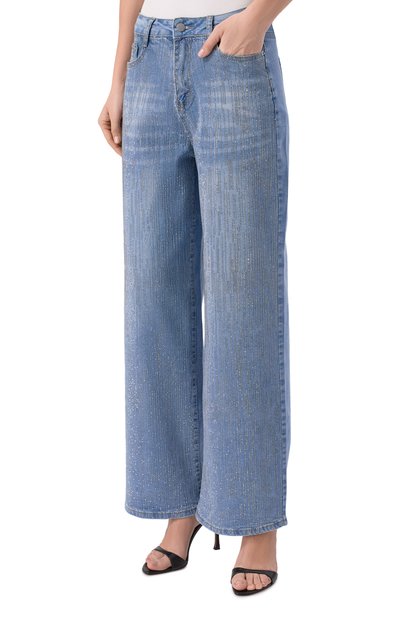 Джинсы с отделкой стразами SASHA KIM, арт. SK-00001793, фото 3