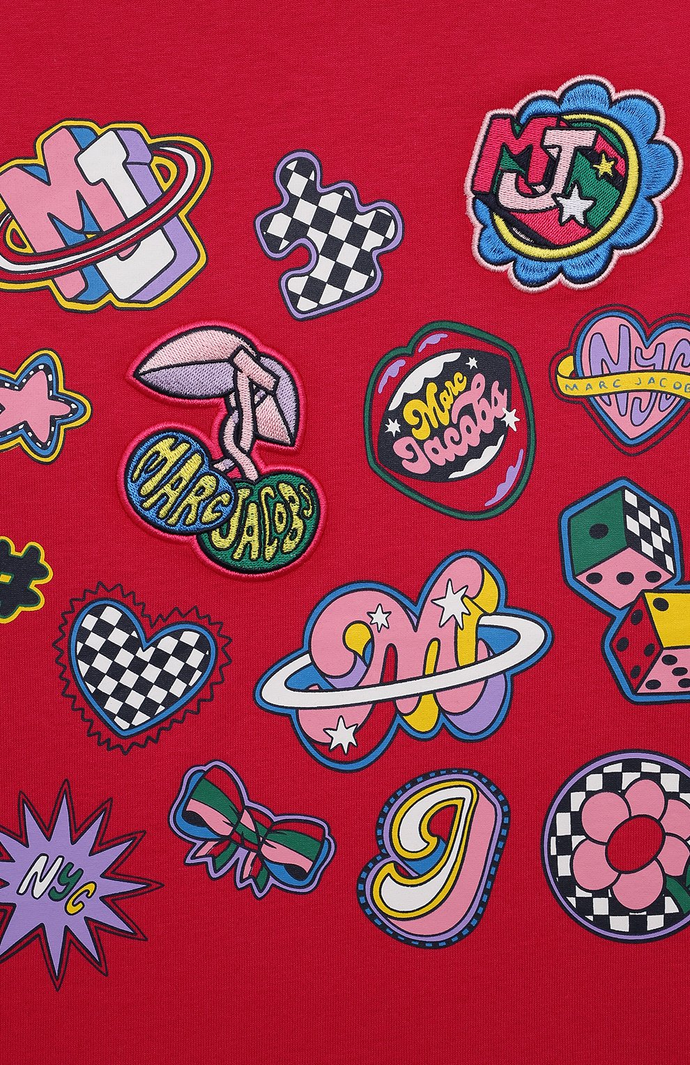 Хлопковый лонгслив MARC JACOBS (THE), арт. W15677/2A-5A, фото 3