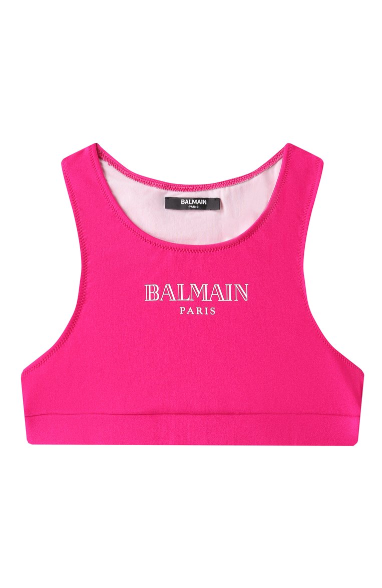 Детского раздельный купальник BALMAIN фуксия цвета, арт. BWCA2D | Фото 2 (Нос: Не проставлено; Материал подклада: Синтетический материал; Девочки Кросс-КТ: Купальники-пляж; Принт: Без принта; Материал внешний: Синтетический материал; Ростовка одежда: 8 лет | 128 см, 12 лет | 152 см, 13 - 15 лет | 158 см, 16 лет | 164 см, 10 - 11 лет | 140 - 146см)