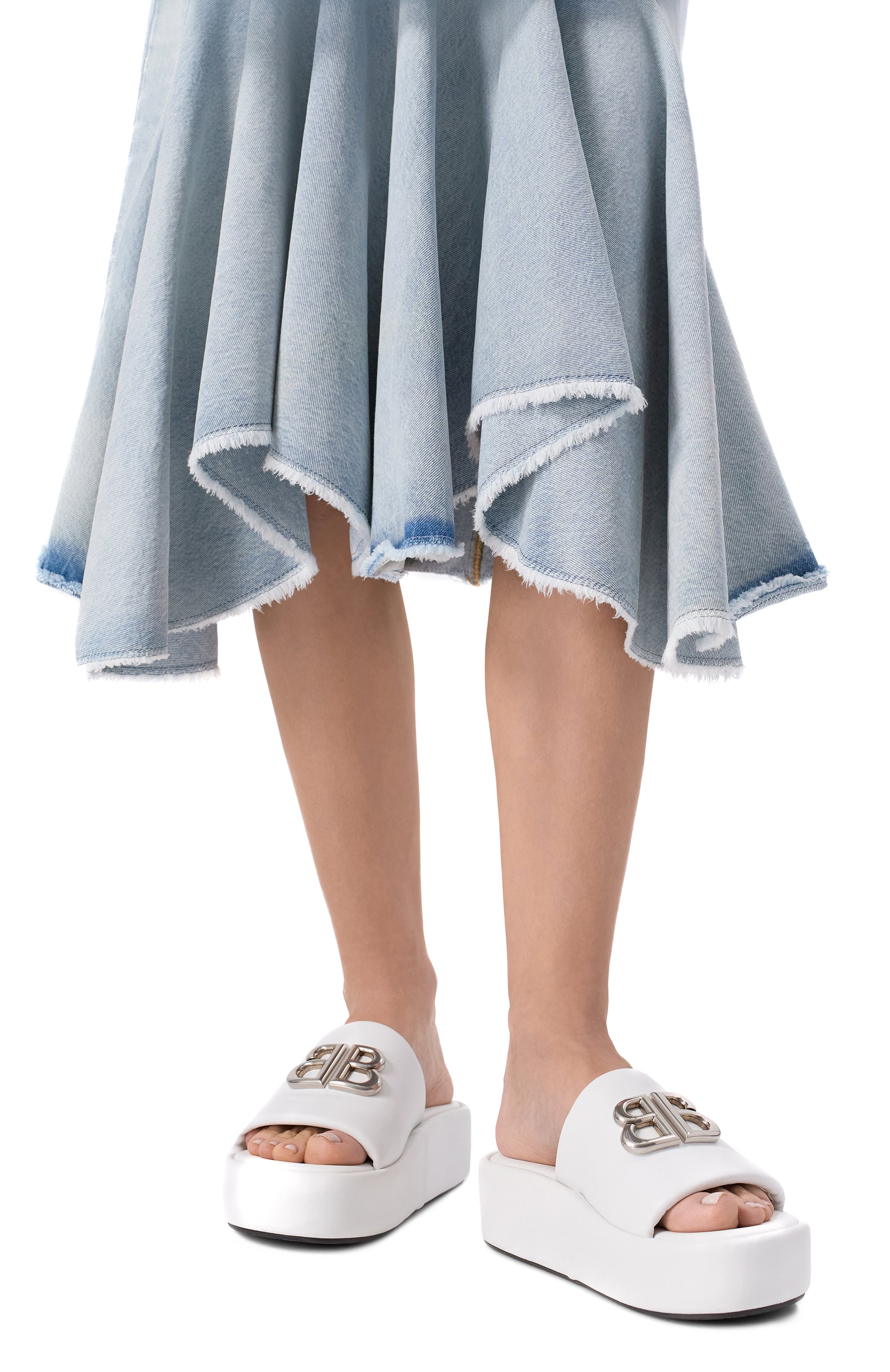 Кожаные шлепанцы rise BALENCIAGA, арт. 788494/WB7E1, фото 3