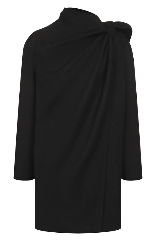 Кашемировое полупальто Kiton D60611DK05I3805 Чёрный D60611DK05I3805