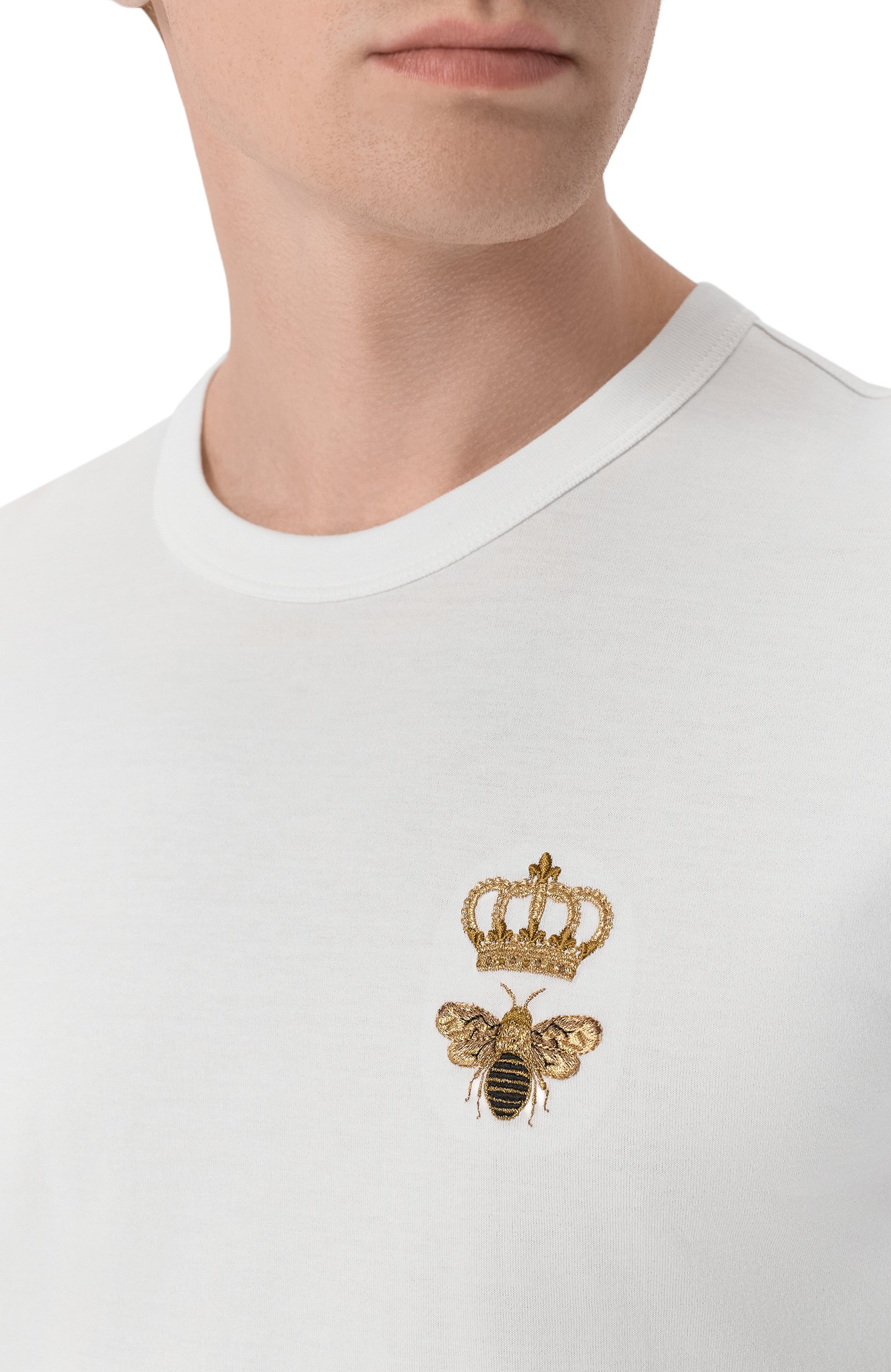 Хлопковая футболка DOLCE & GABBANA, арт. G8PV1Z/G7WUQ, фото 5