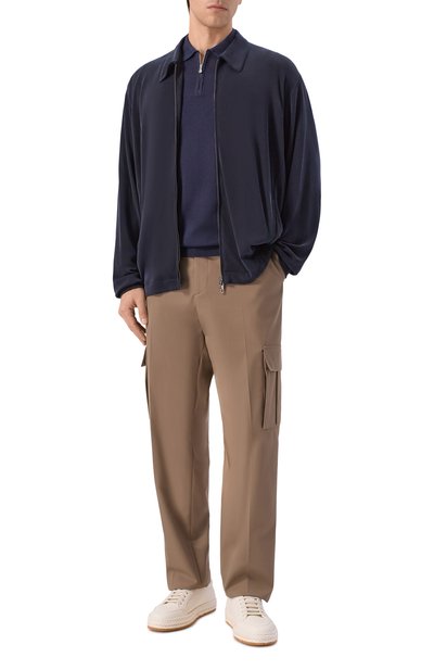Куртка-рубашка GIORGIO ARMANI темно-синего цвета по цене 184500 руб., арт. GM004107/TE23036, фото 2 Куртка-рубашка GIORGIO ARMANI, арт. GM004107/TE23036, фото 2