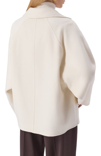 Полупальто из шерсти и кашемира MAX MARA STUDIO, арт. GUINEA, фото 4