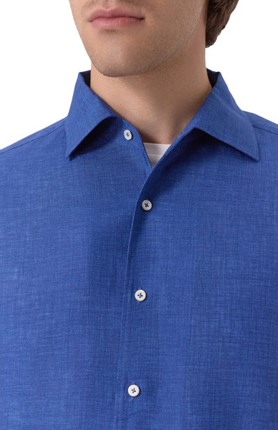 Льняная рубашка COLOMBO, арт. CM00375/T10553, фото 5