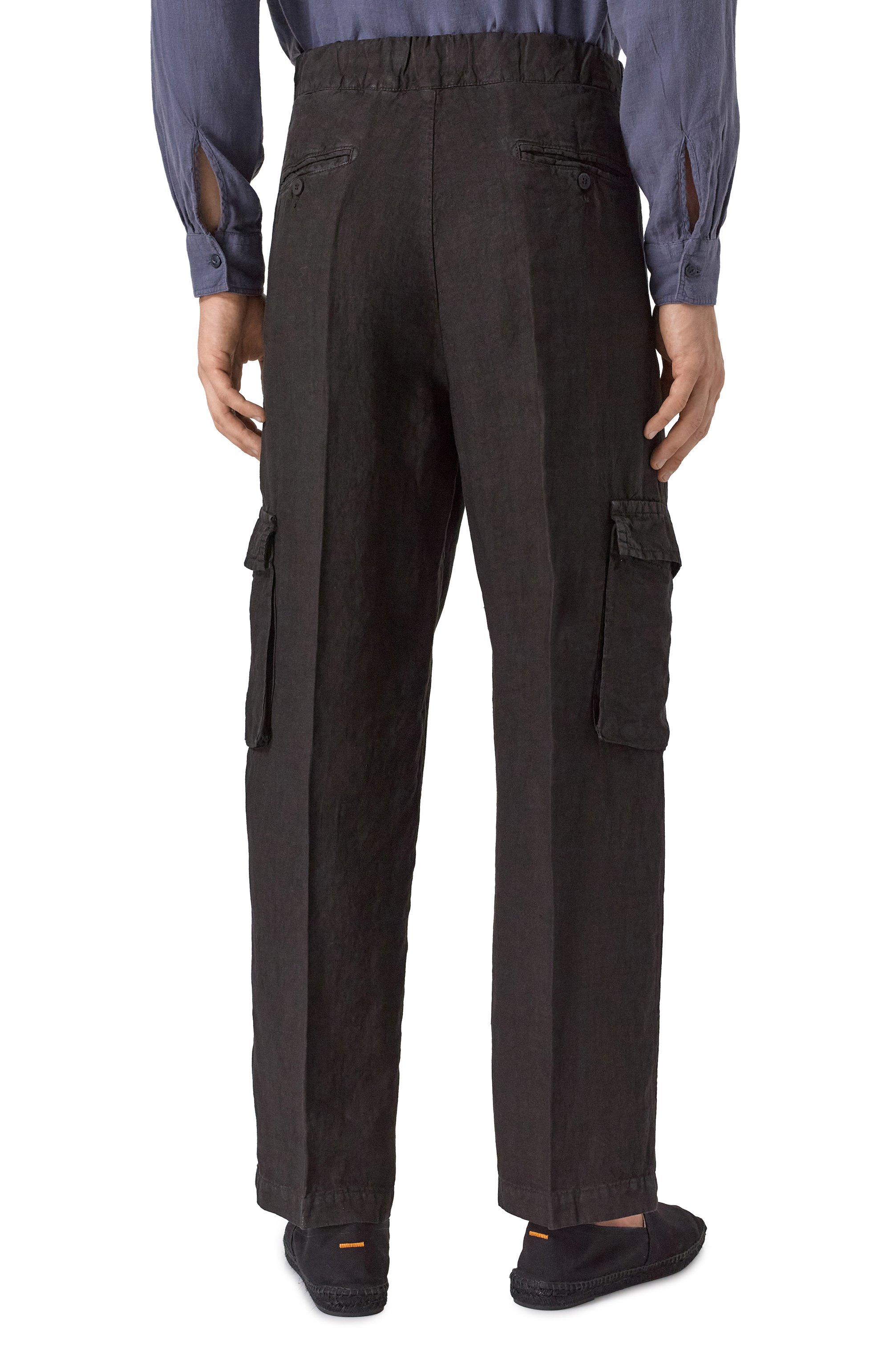 Льняные брюки-карго INLINUM, арт. CARG011, фото 4