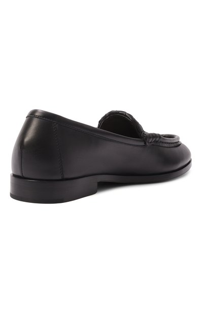 Кожаные лоферы silenzio BOTTEGA VENETA черного цвета по цене 131000 руб., арт. 876126/VBSD0, фото 5 Кожаные лоферы silenzio BOTTEGA VENETA, арт. 876126/VBSD0, фото 5