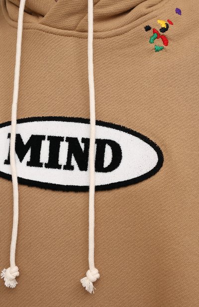 Хлопковое худи palm angels x missoni PALM ANGELS бежевого цвета по цене 92150 руб., арт. PMBB110F21FLE0016110, фото 5 Хлопковое худи palm angels x missoni PALM ANGELS, арт. PMBB110F21FLE0016110, фото 5