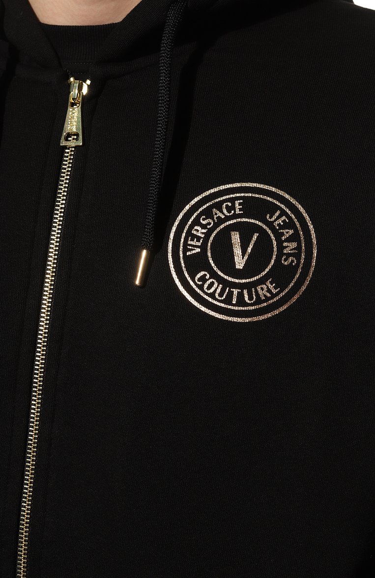 Хлопковая толстовка VERSACE JEANS COUTURE, арт. 73GAIT06-73UP301 R VEMBLEM S F0IL/CF00T, фото 1