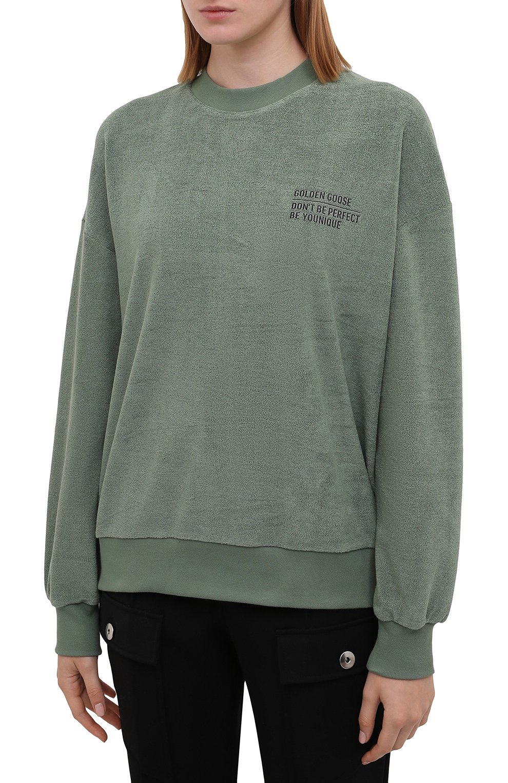 Хлопковый свитшот GOLDEN GOOSE DELUXE BRAND, арт. GWP01015.P000585, фото 3