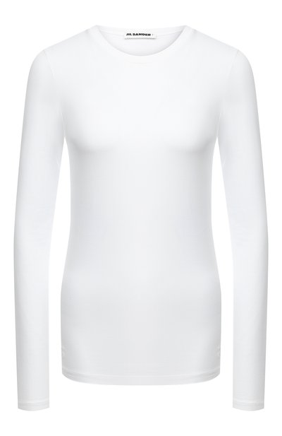Женская хлопковый лонгслив JIL SANDER, арт. JPPR705500-WR257108