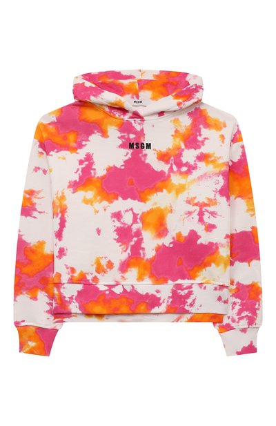 Хлопковое худи MSGM KIDS, арт. MS028933, фото 1