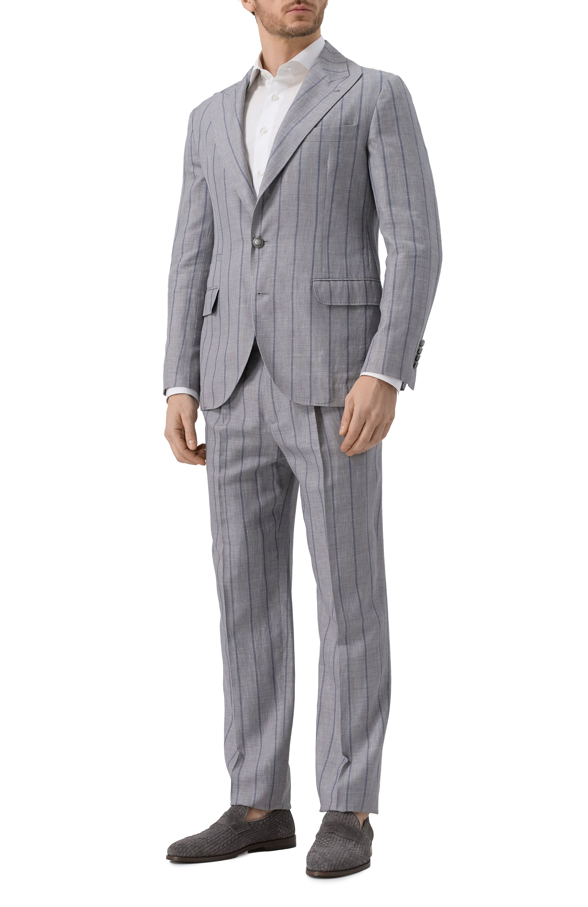 Костюм из шерсти и льна BRUNELLO CUCINELLI, арт. MP475LDFRD, фото 2