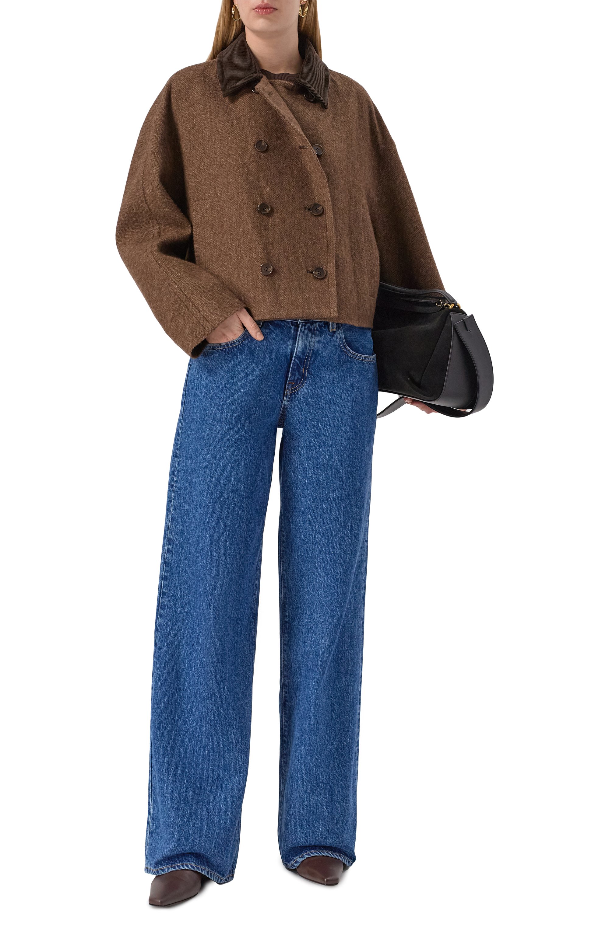 Полупальто из шерсти и льна JUUN.J, арт. JW5X30W52, фото 2