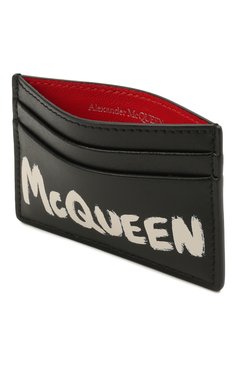 Женский кожаный футляр для кредитных карт ALEXANDER MCQUEEN черного цвета, арт. 658453/1AAC7 | Фото 3 (Материал: Натуральная кожа; Материал сплава: Проставлено; Региональные ограничения белый список (Axapta Mercury): Не проставлено; Нос: Не проставлено)