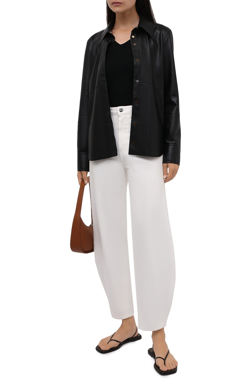 Рубашка из экокожи NANUSHKA, арт. NW20CRSH02299, фото 2