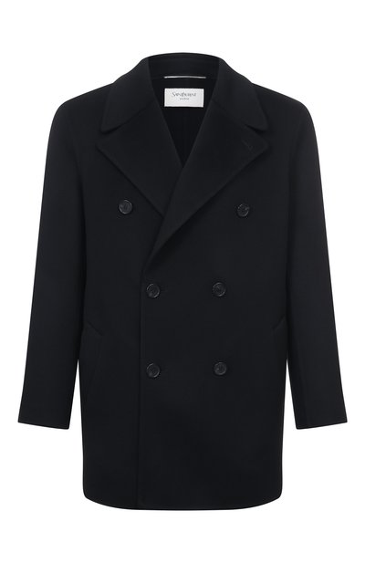 Мужское шерстяное пальто SAINT LAURENT, арт. 837180/Y060R