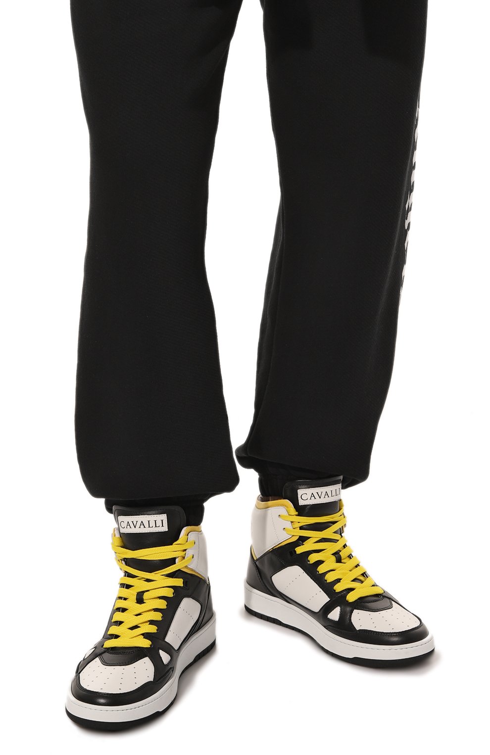 Кожаные кеды ROBERTO CAVALLI, арт. 18711 C, фото 3