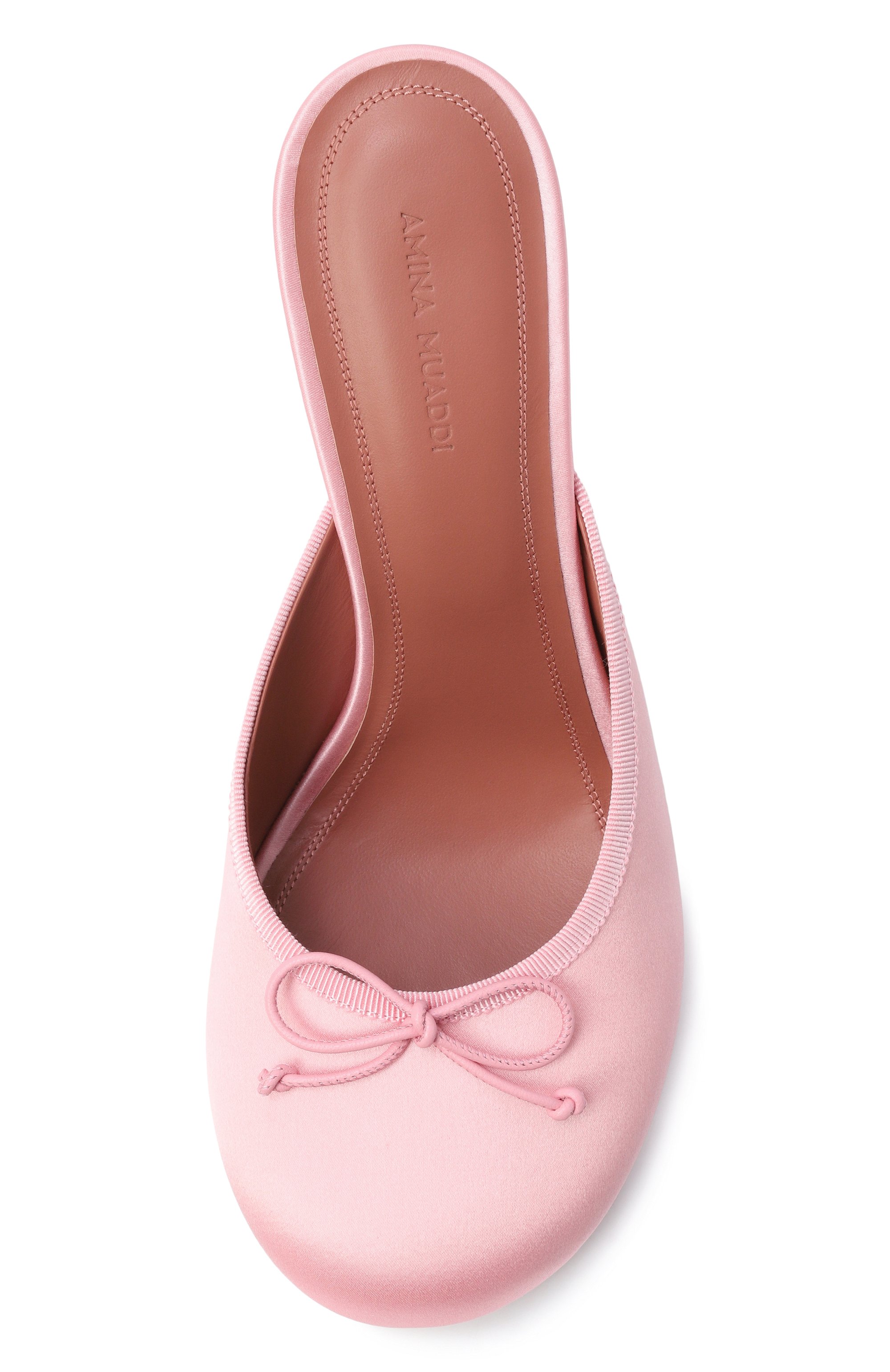 Атласные мюли lila 95 AMINA MUADDI, арт. LILA SLIPPER 95/SATIN, фото 6